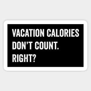 Vacation Calories Sticker